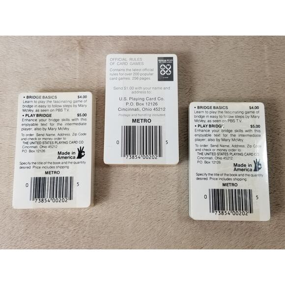 Coca Cola Playing Cards Tin Box Metro Sealed 5 Decks Made in USA Vintage - Picture 8 of 10